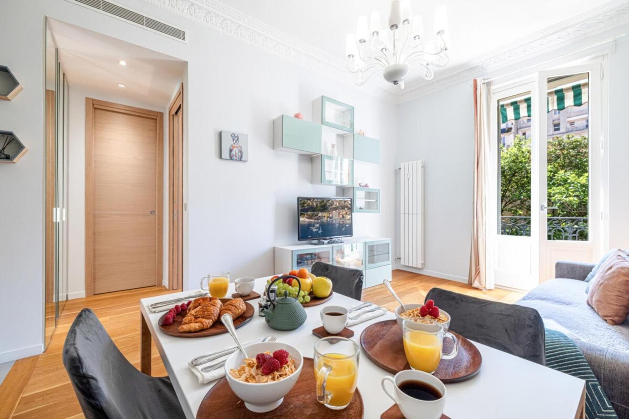 Joffre 49-D - Charming 2 Bedroom - Carre D'Or نيس المظهر الخارجي الصورة