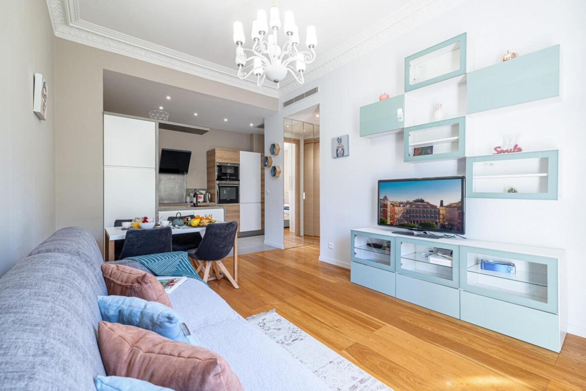 Joffre 49-D - Charming 2 Bedroom - Carre D'Or نيس المظهر الخارجي الصورة